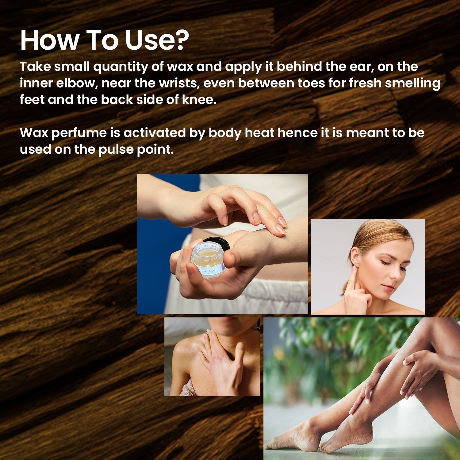 Solid Wax Perfume Arabian Oudh Fragrance - 5gms