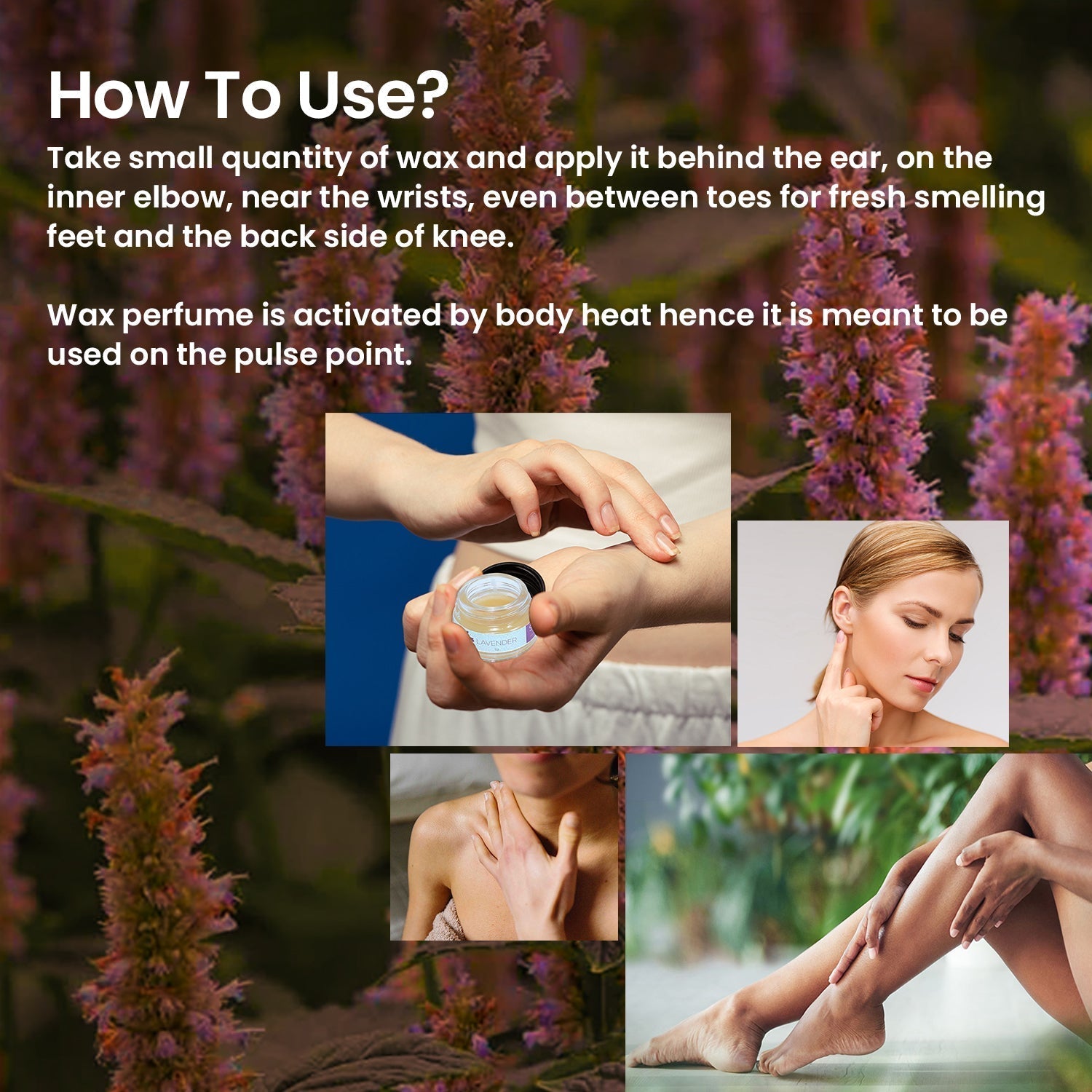 Solid Wax Perfume Patchouli Fragrance - 5gms