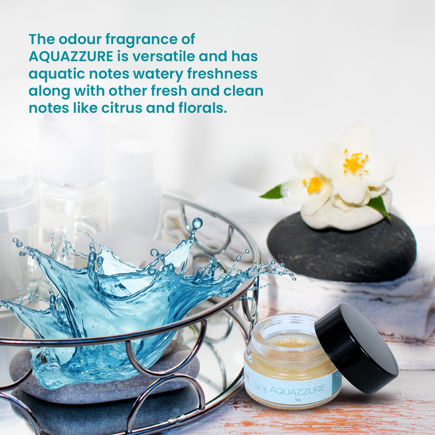 Solid Wax Perfume Aquazzure Fragrance - 5gms