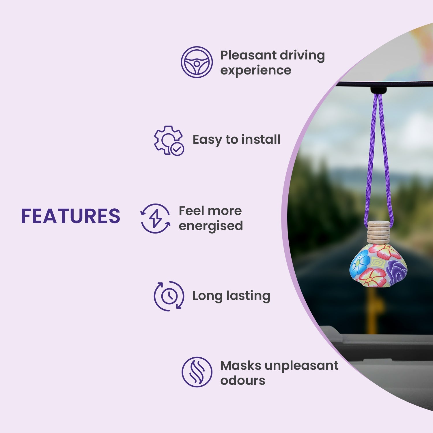Mahak Lavender Car Fragrance - 15 ml