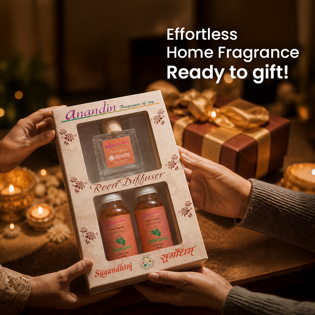 Anandin Reed Diffuser - Charisma Fragrance - 200ml + 10 Sticks