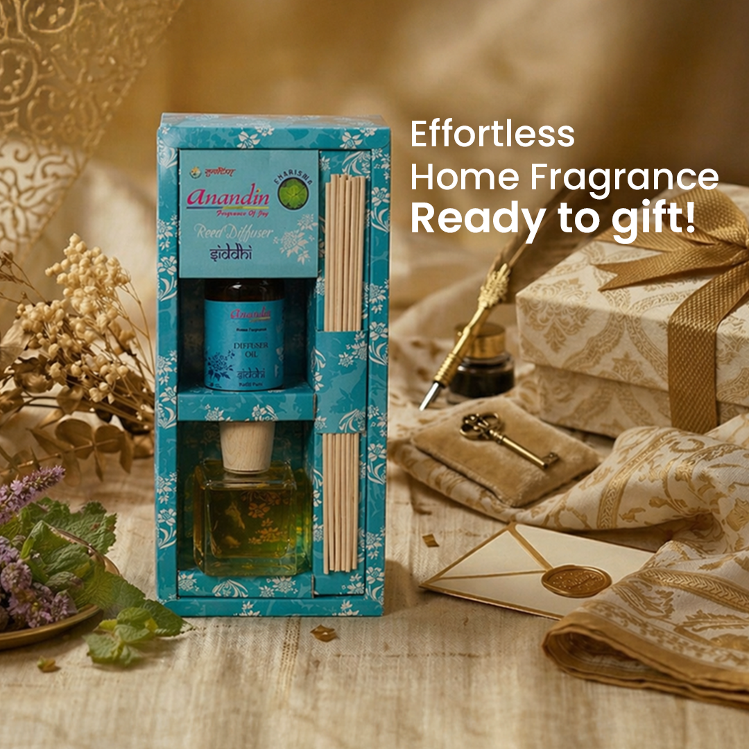 Anandin Reed Diffuser - Siddhi/Charisma Fragrance - 200ml+10Sticks