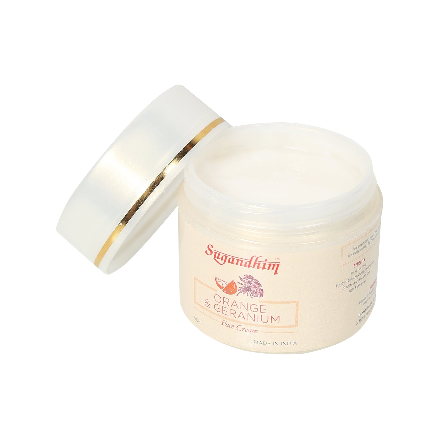 Face Cream - Orange & Geranium - 50gms