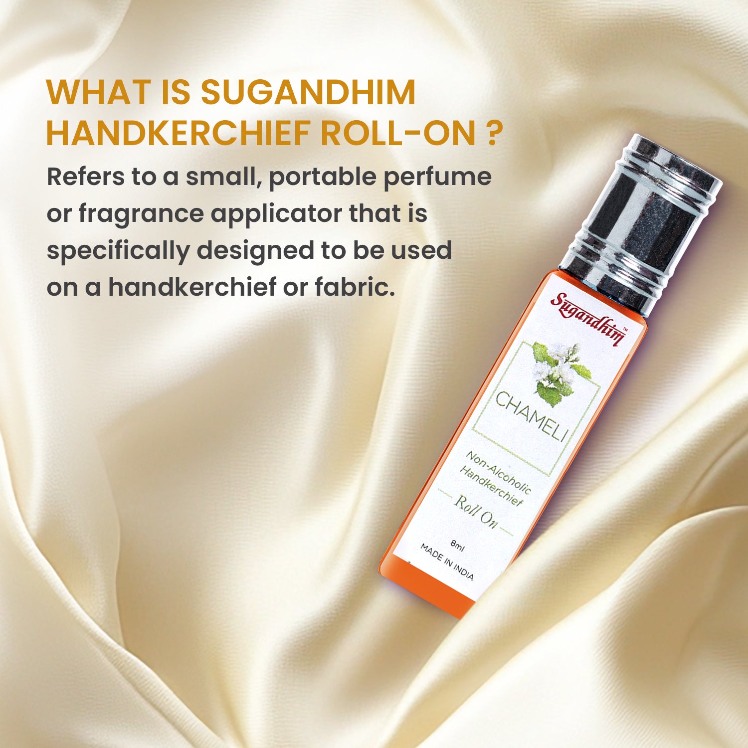Handkerchief Roll-on Chameli - 8ml