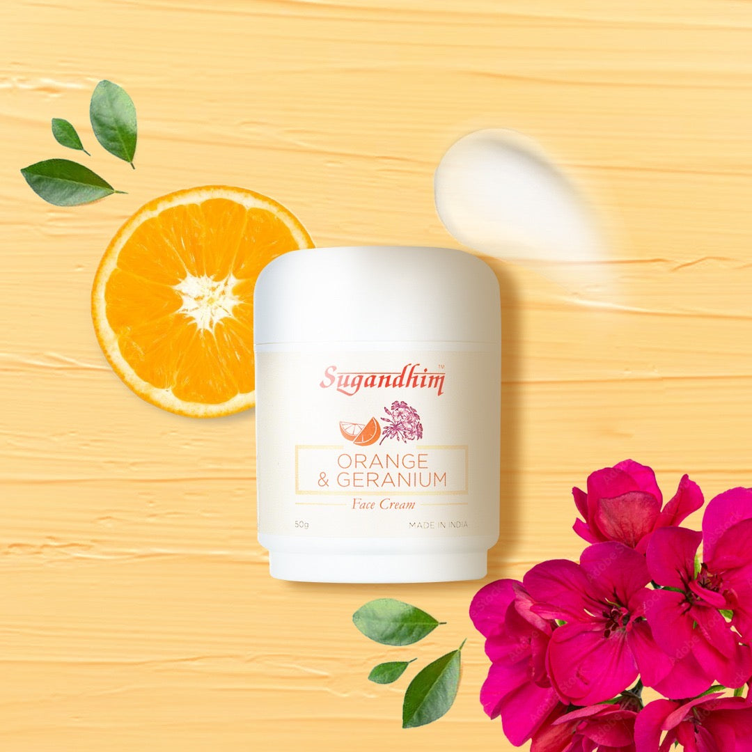 Face Cream - Orange & Geranium - 50gms