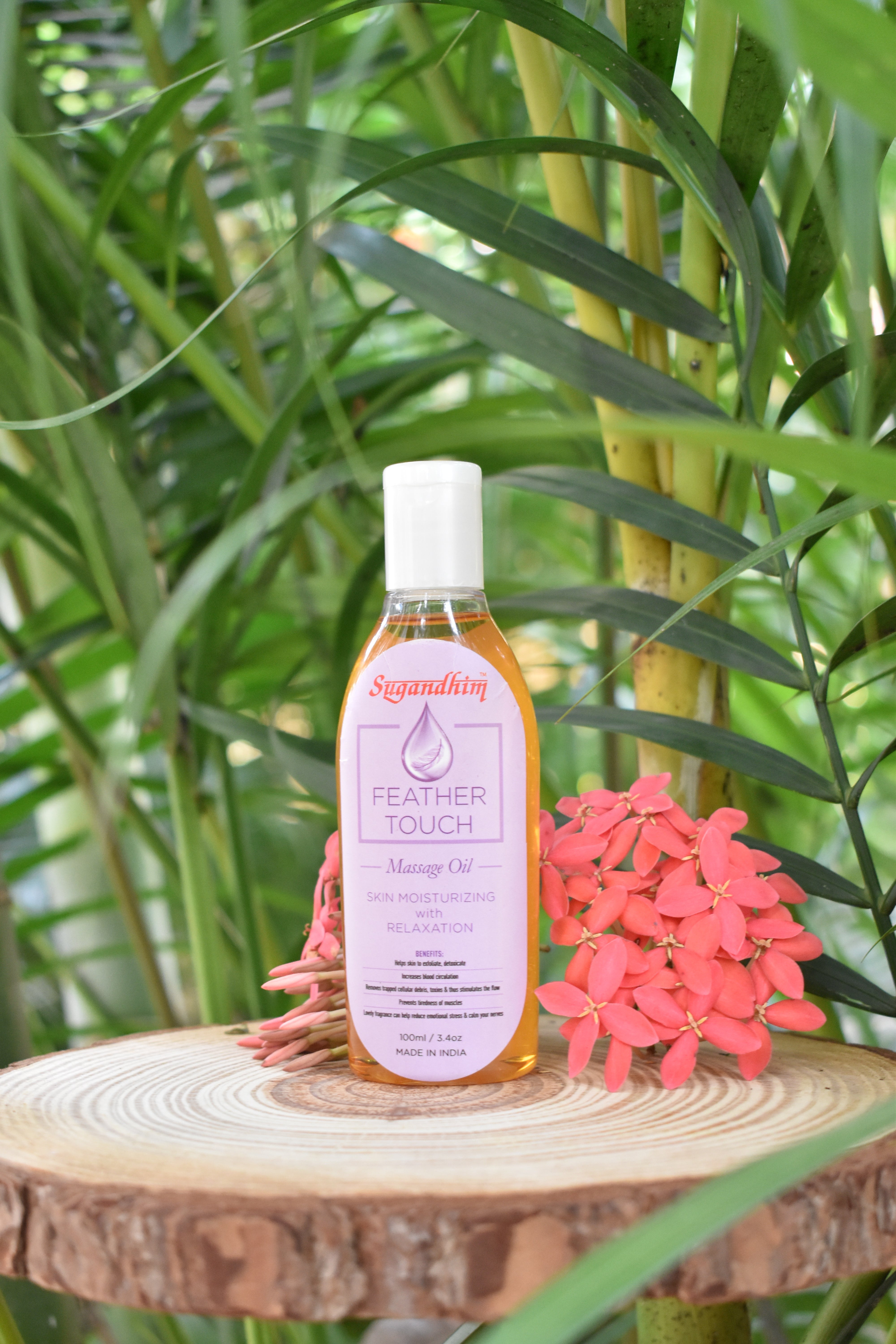 Feather Touch Massage Oil - 100ml - 500ml