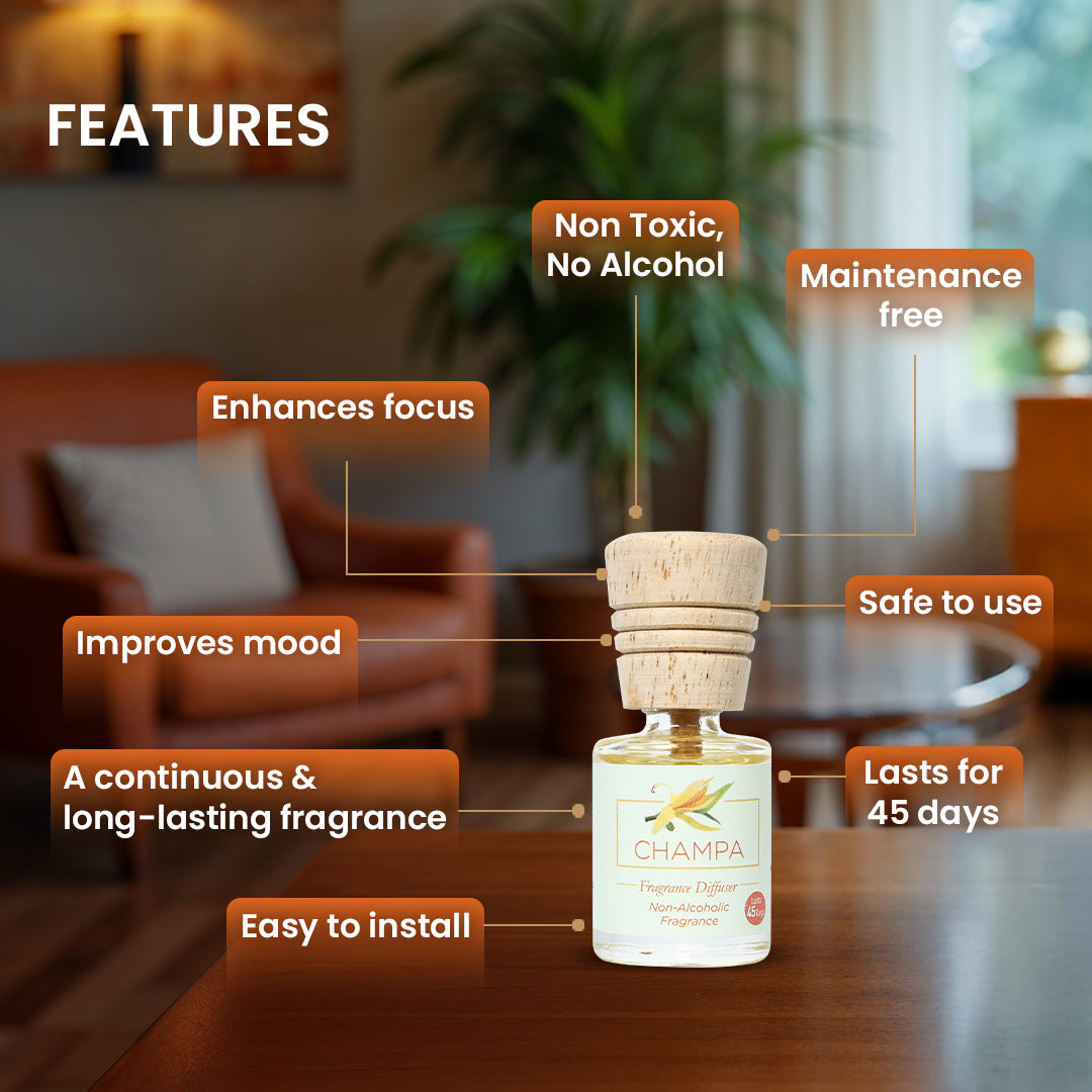 Fragrance Diffuser Champa - 10ml