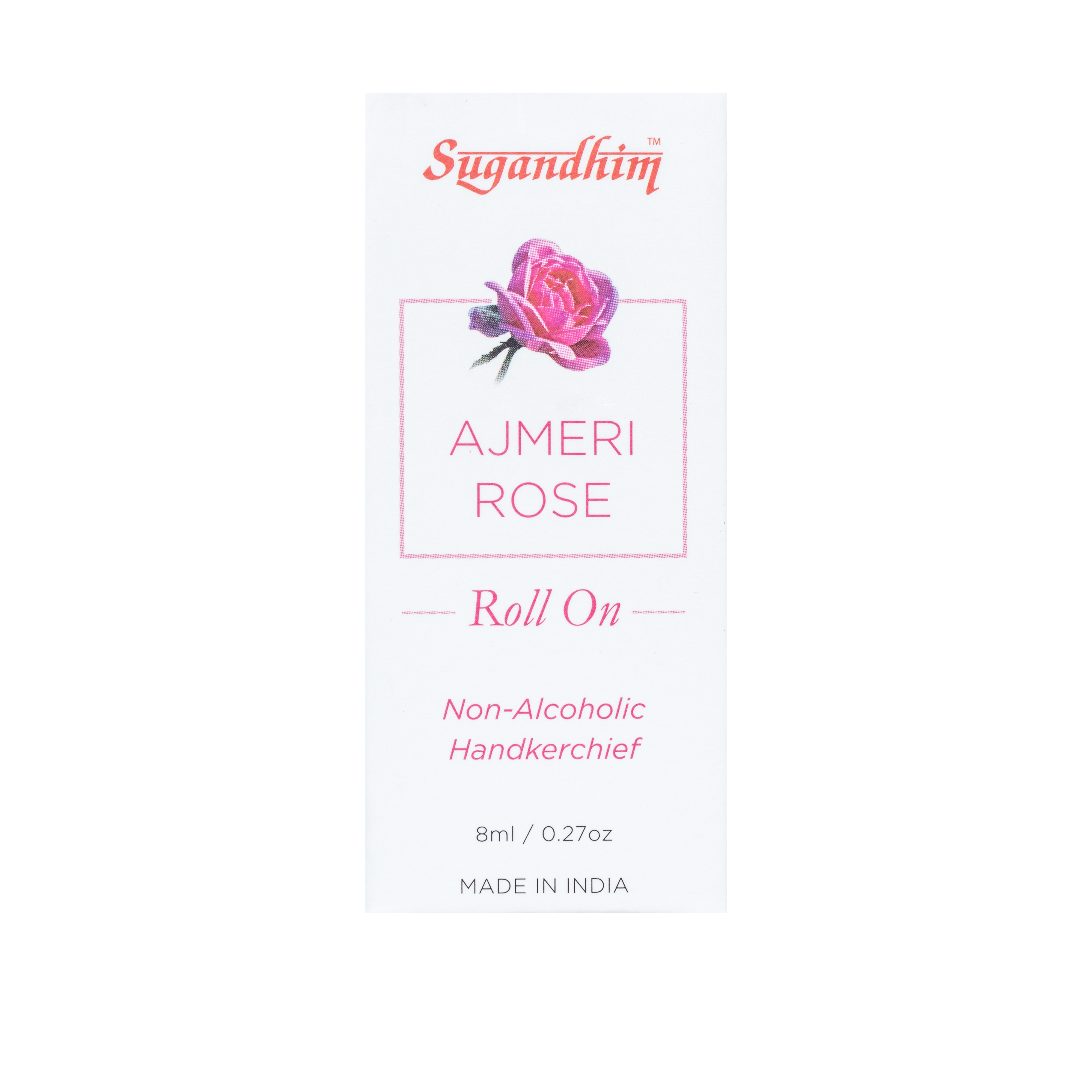Handkerchief Roll-On Ajmeri Rose/Gulab - 8ml