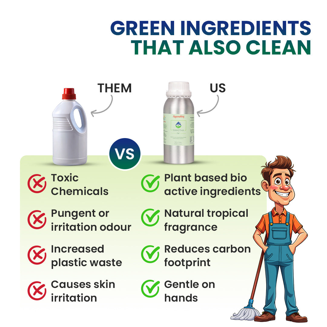 Swastha Oil - Plant based floor cleaner oil