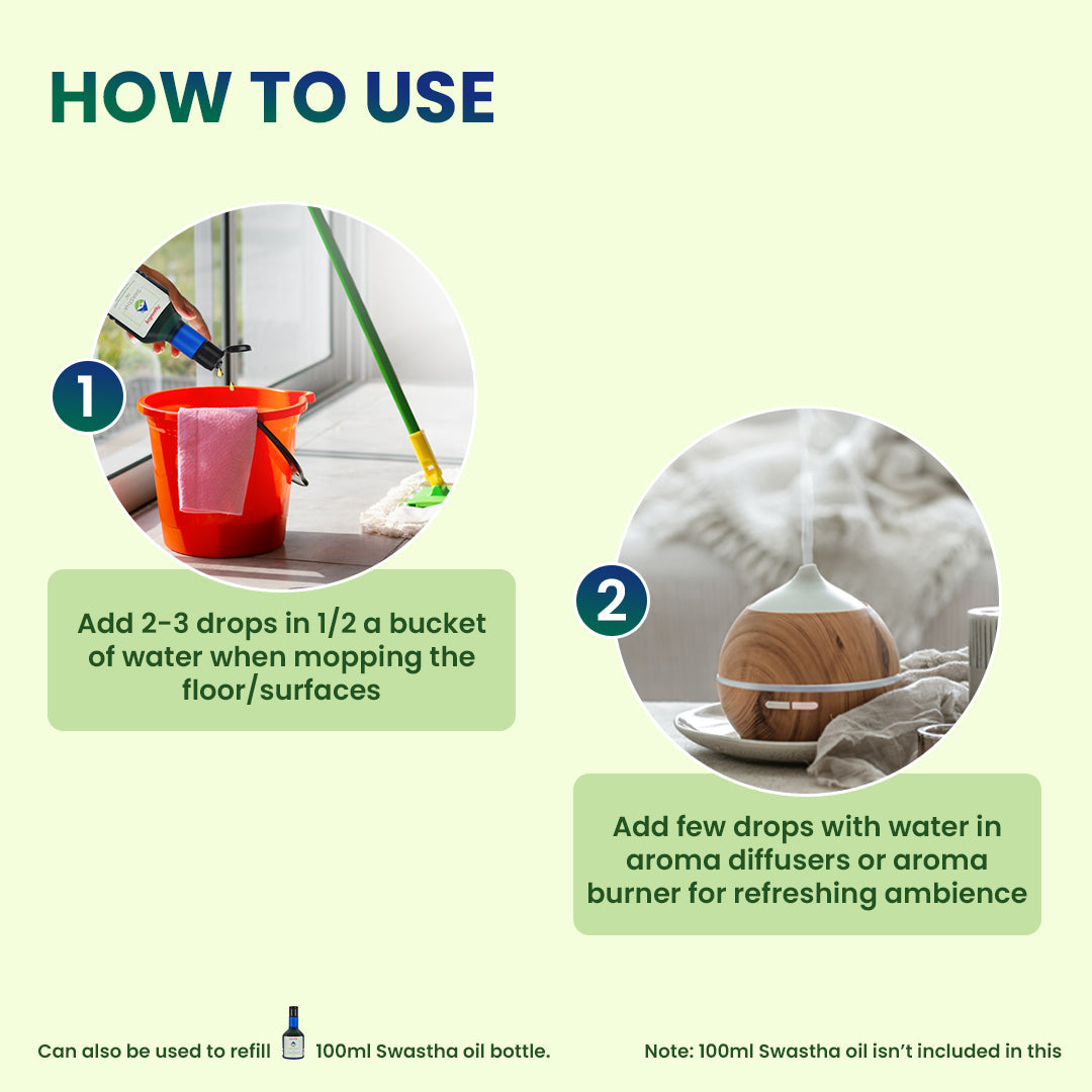 Swastha Oil - Plant based floor cleaner oil
