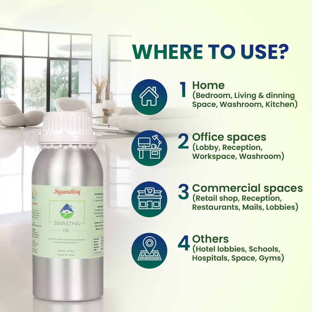 Swastha Oil - Plant based floor cleaner oil