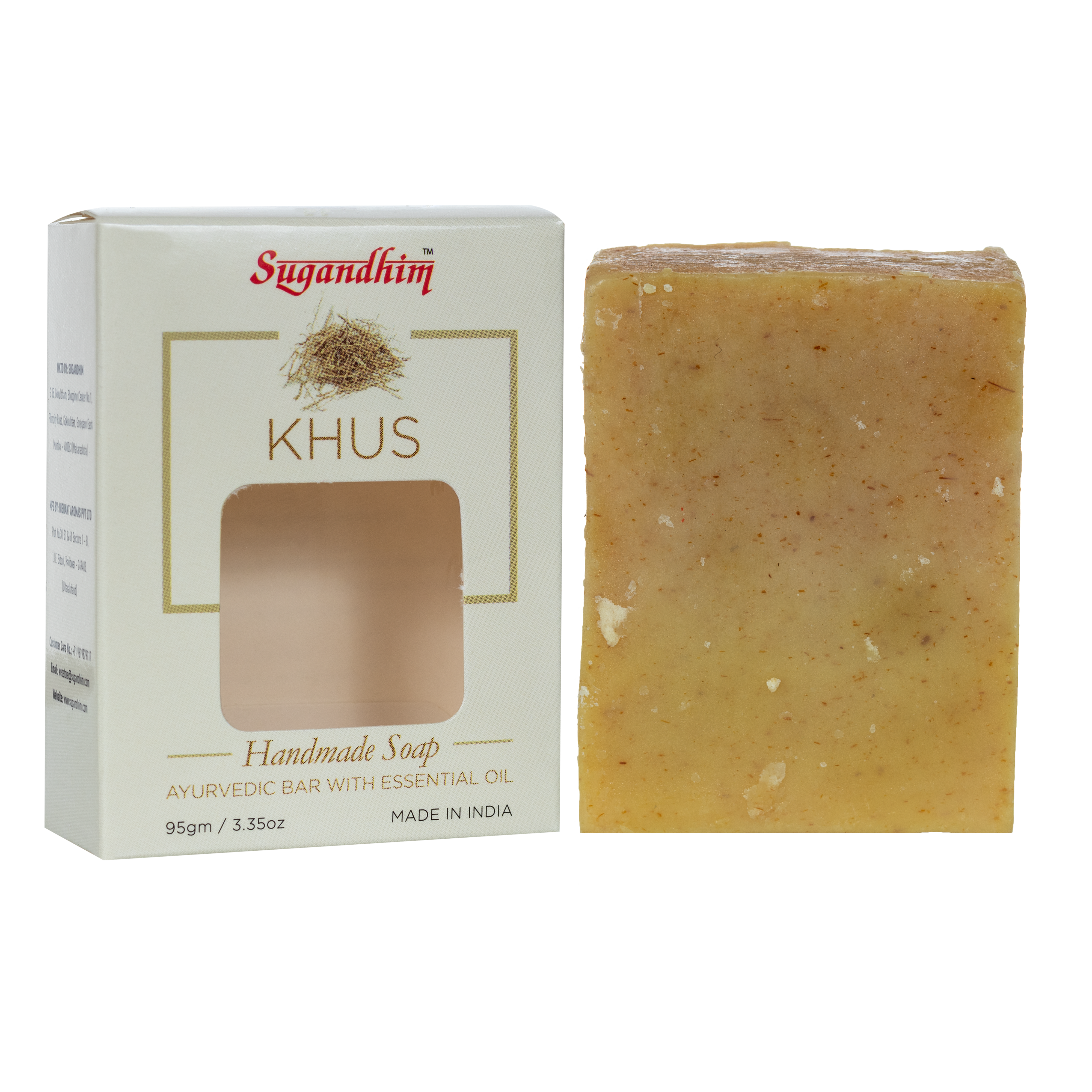 Handmade Soap Khus - 95gms