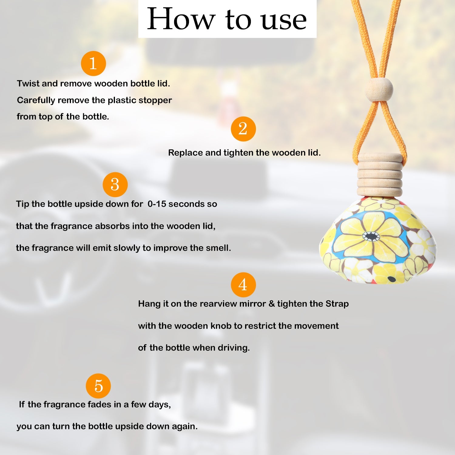 Mahak Sandal Car Fragrance - 15ml