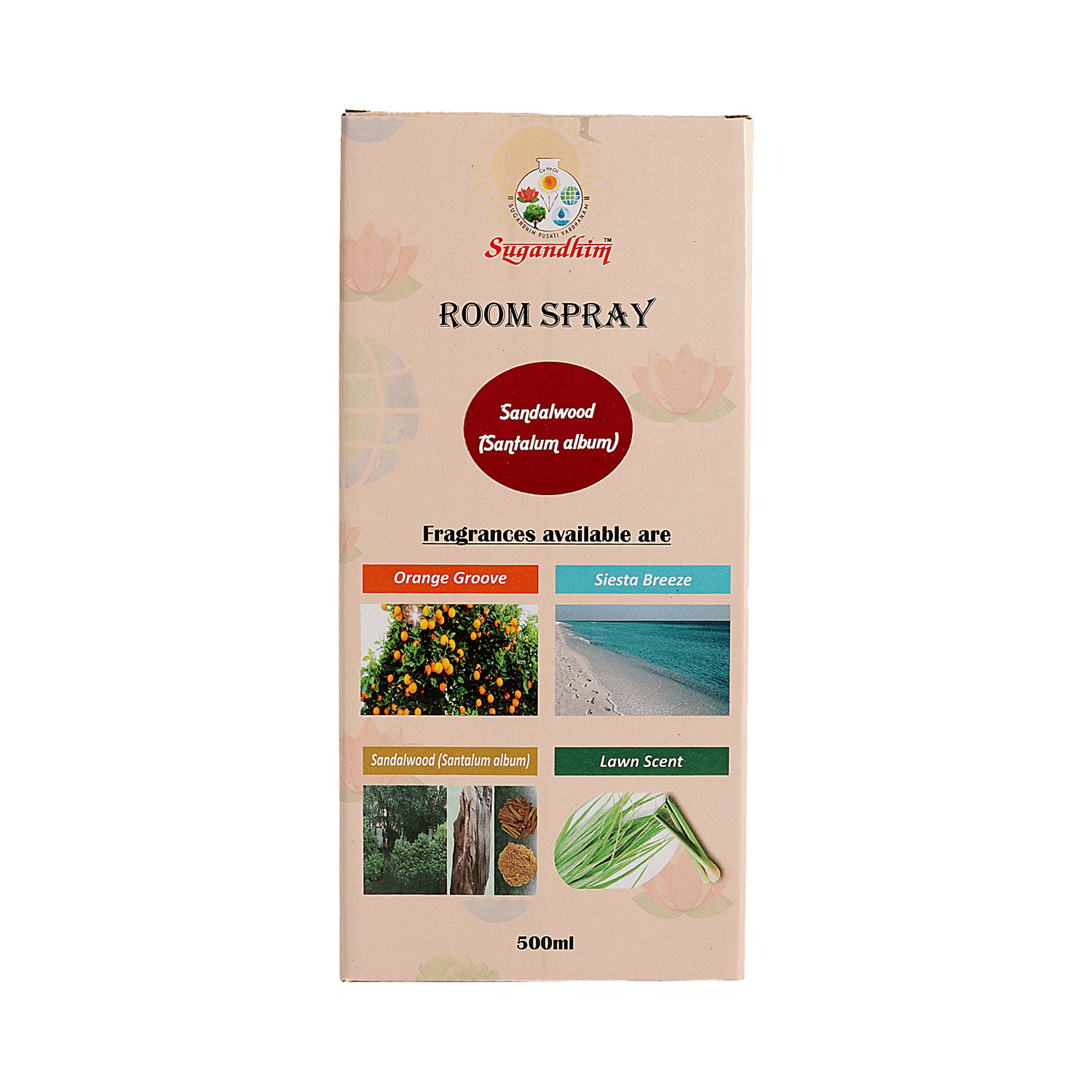 Room Spray Sandalwood or Chandan - 500ml