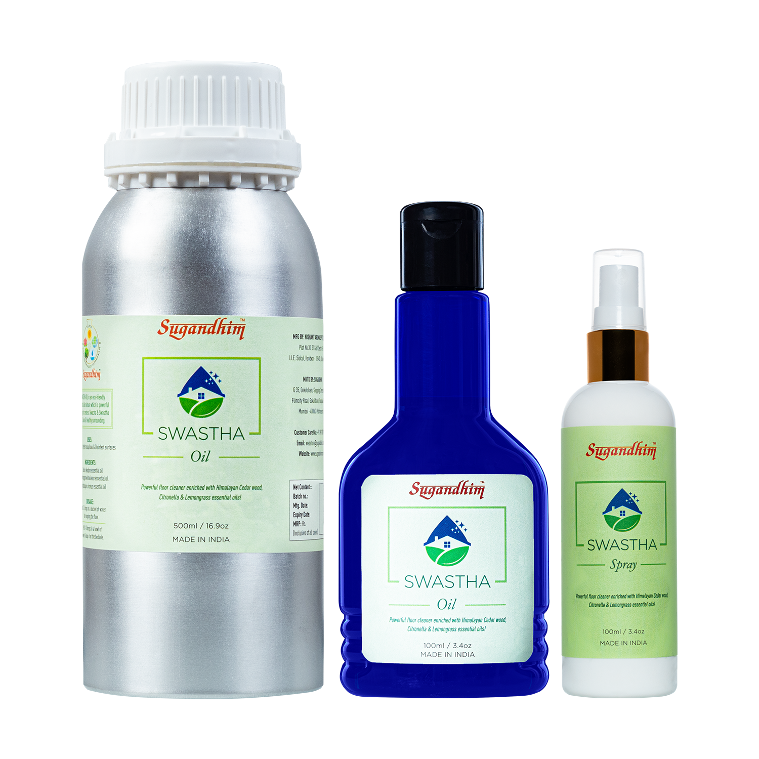 Sugandhim Swastha Oil And Spray