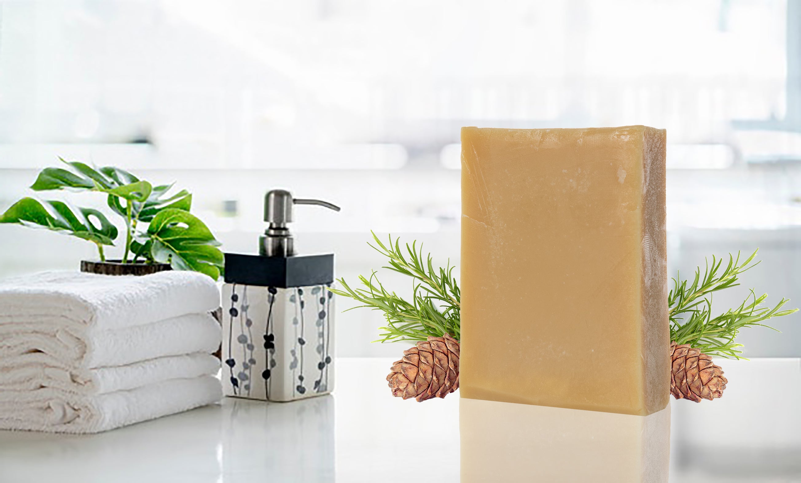 Handmade Soap Rosemary Cedarwood - 95gms