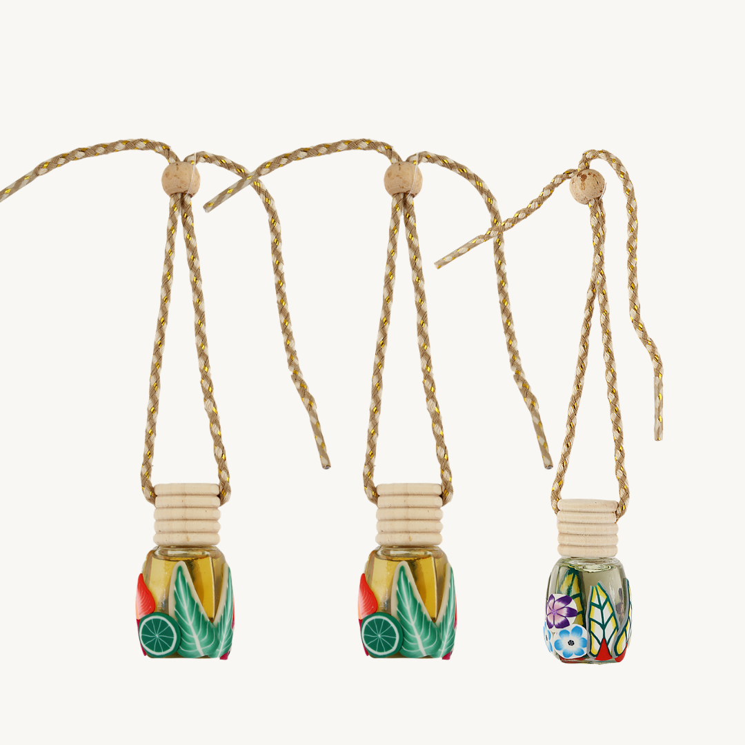 Mahak Lemongrass, Mogra & Champa Car Fragrance - 8ml/15ml