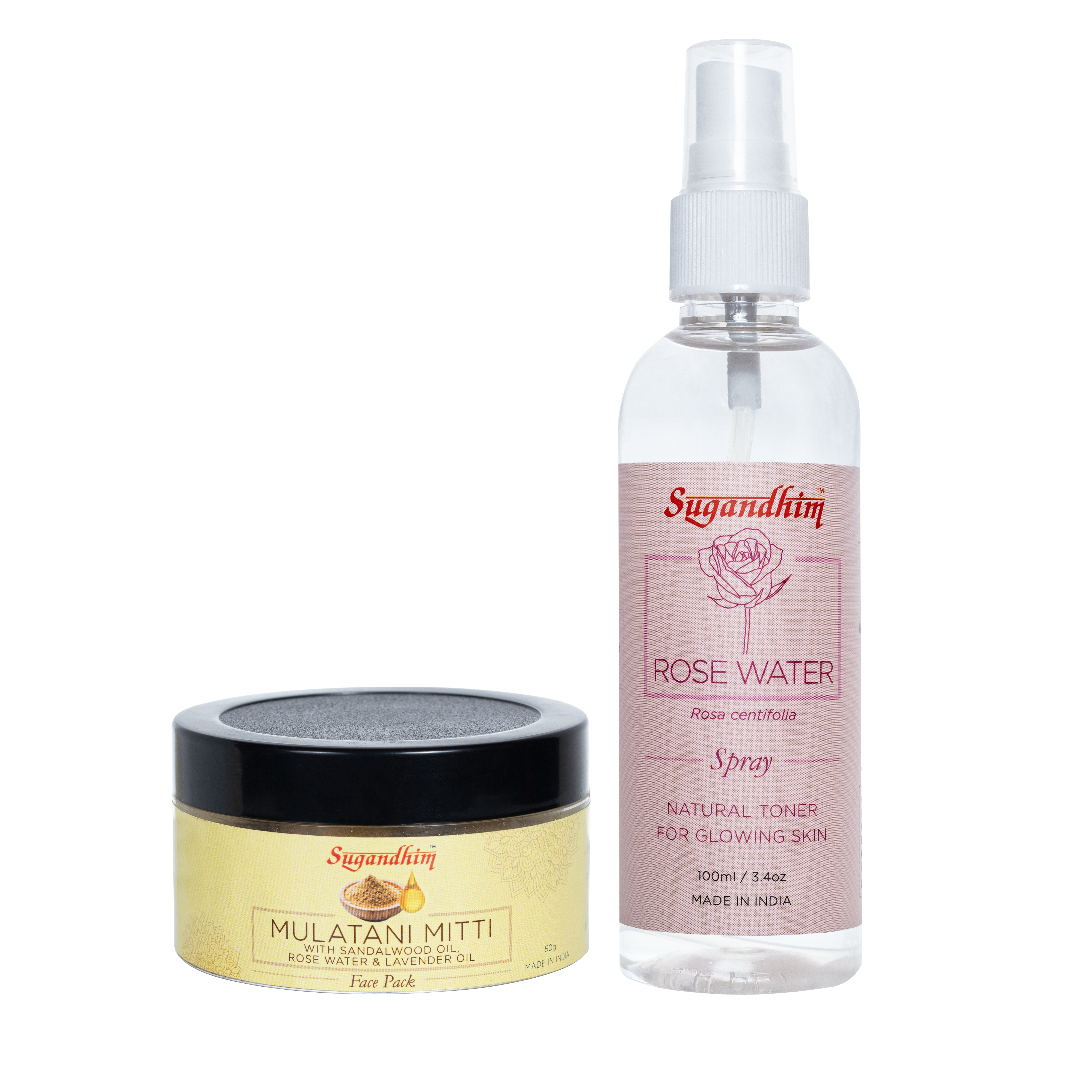 Multani Mitti Face Pack & Rose Water Spray