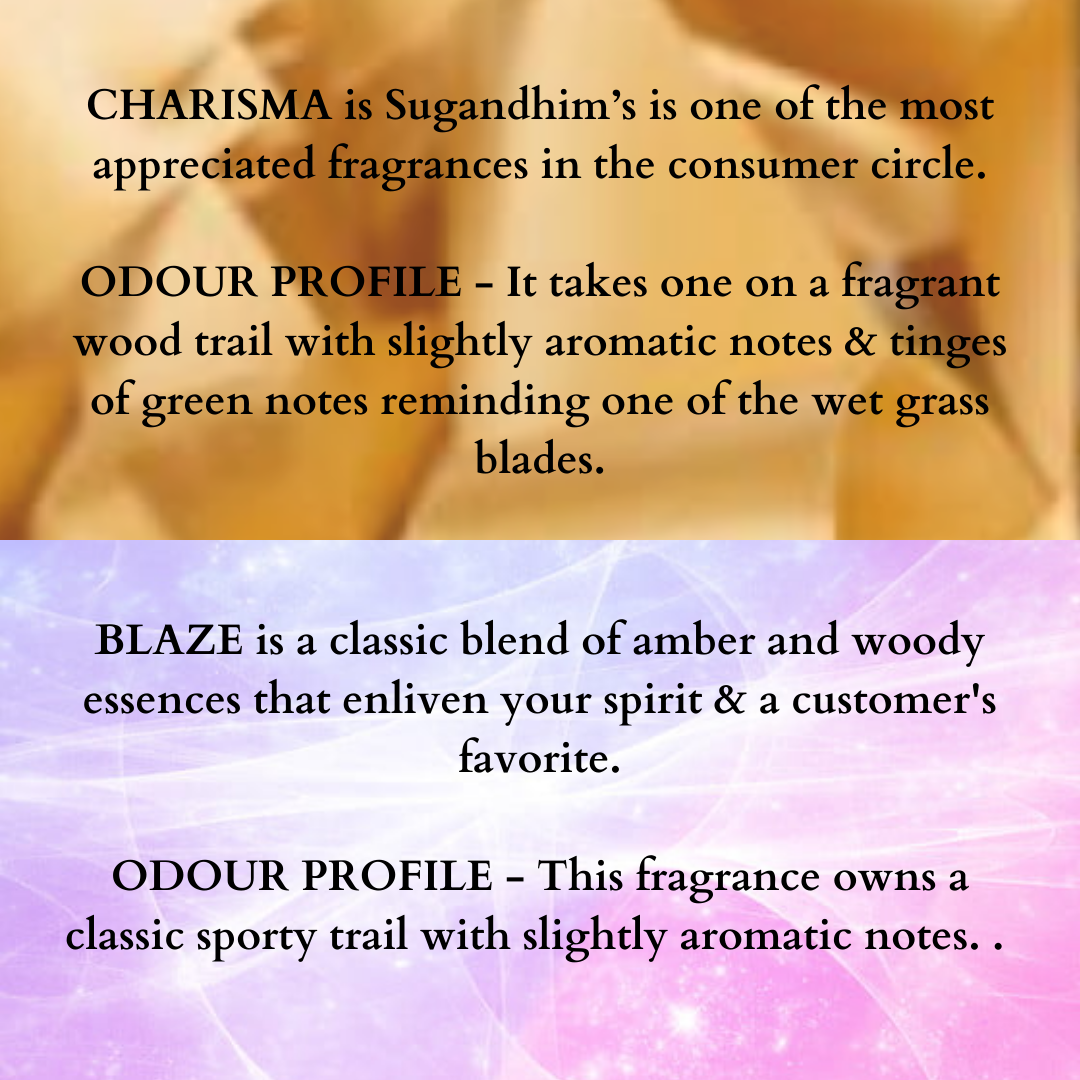 Reed Diffuser Customers favourite - Blaze & Charisma fragrance - 100mlX2 & 5 Sticks in each