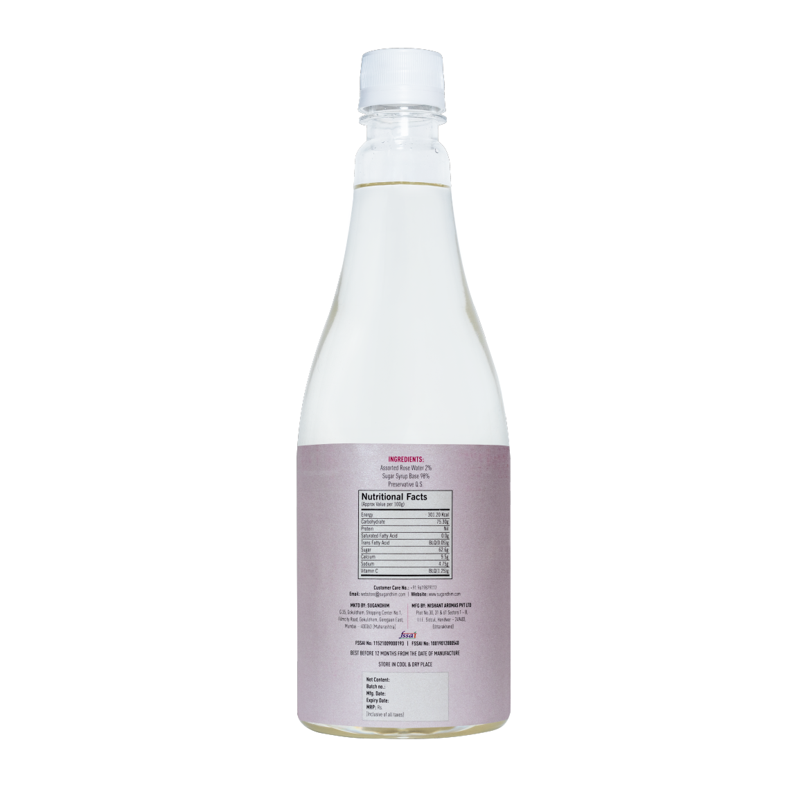 Rose Syrup - 750 ml