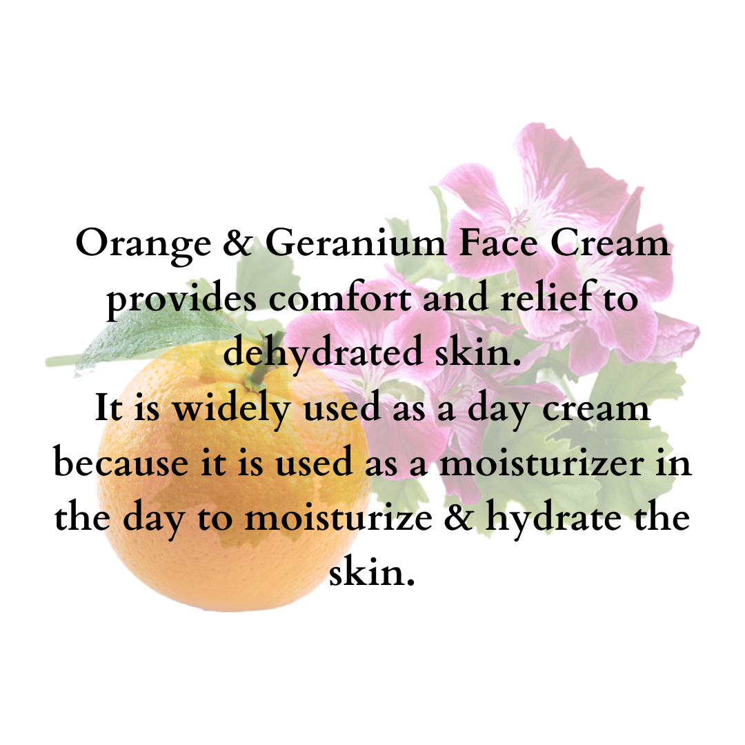 Face Cream - Orange & Geranium - 50gms