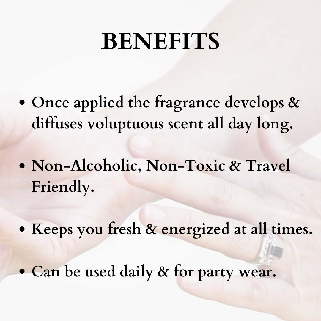 Solid Wax Perfume Tuberose Fragrance - 5gms