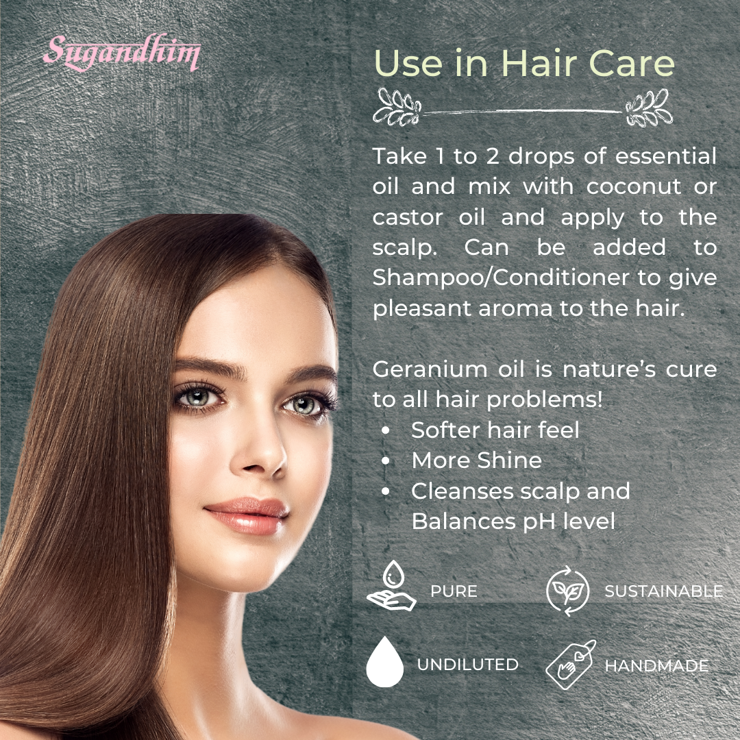Geranium Essential Oil - 10 ml