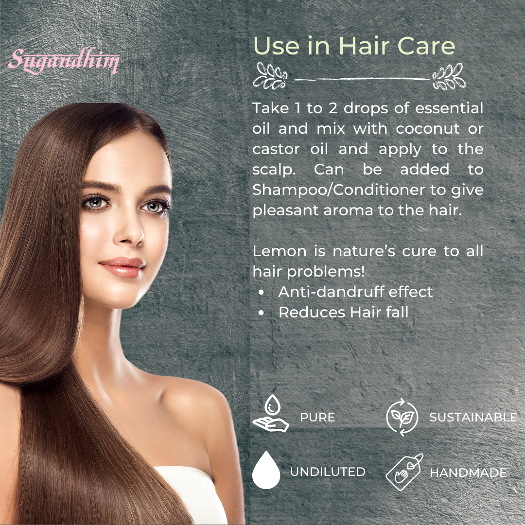 Lemon Essential Oil Use In Hair Care