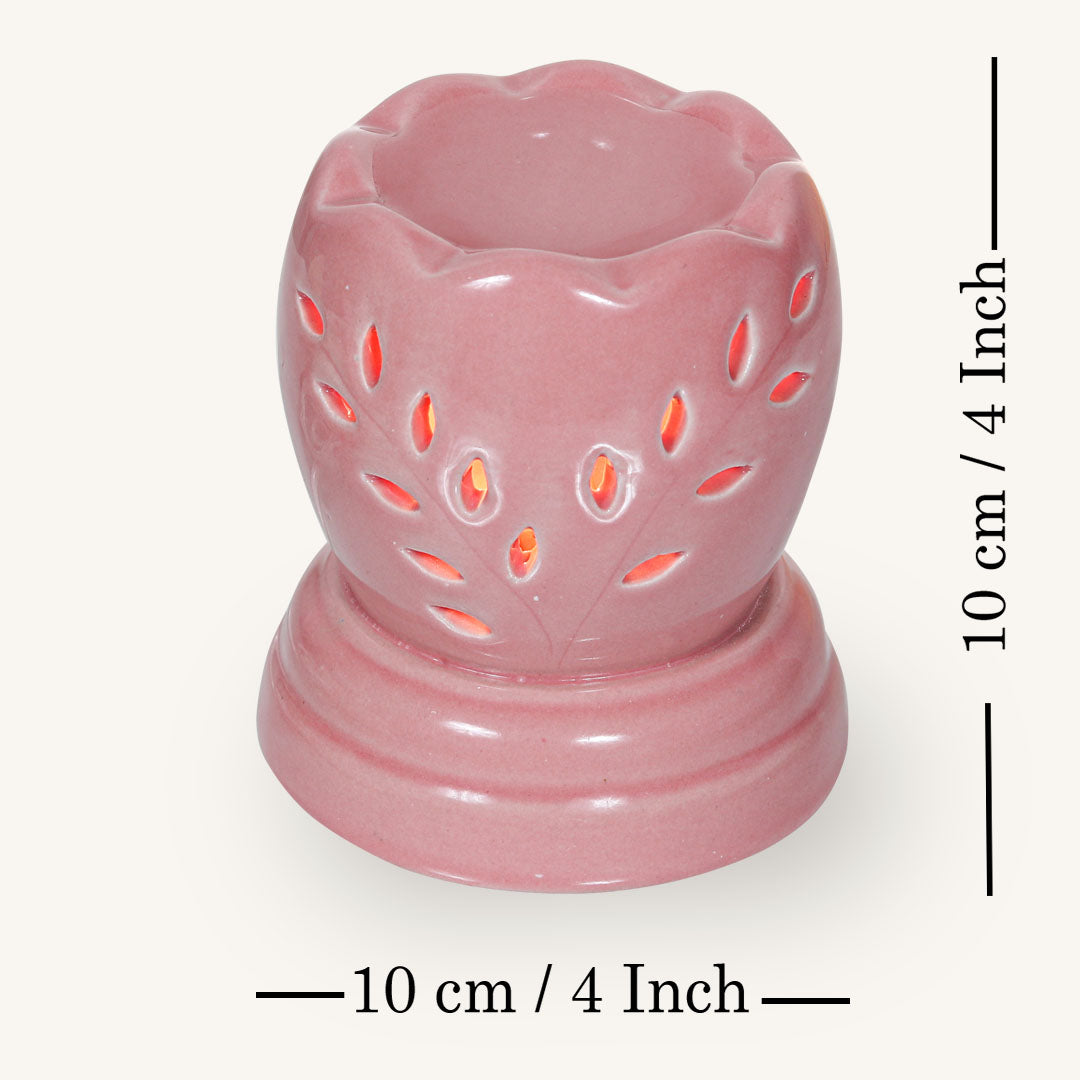 Electric Diffuser with 10ml Lemongrass Essential Oil - Charming Pink Colour