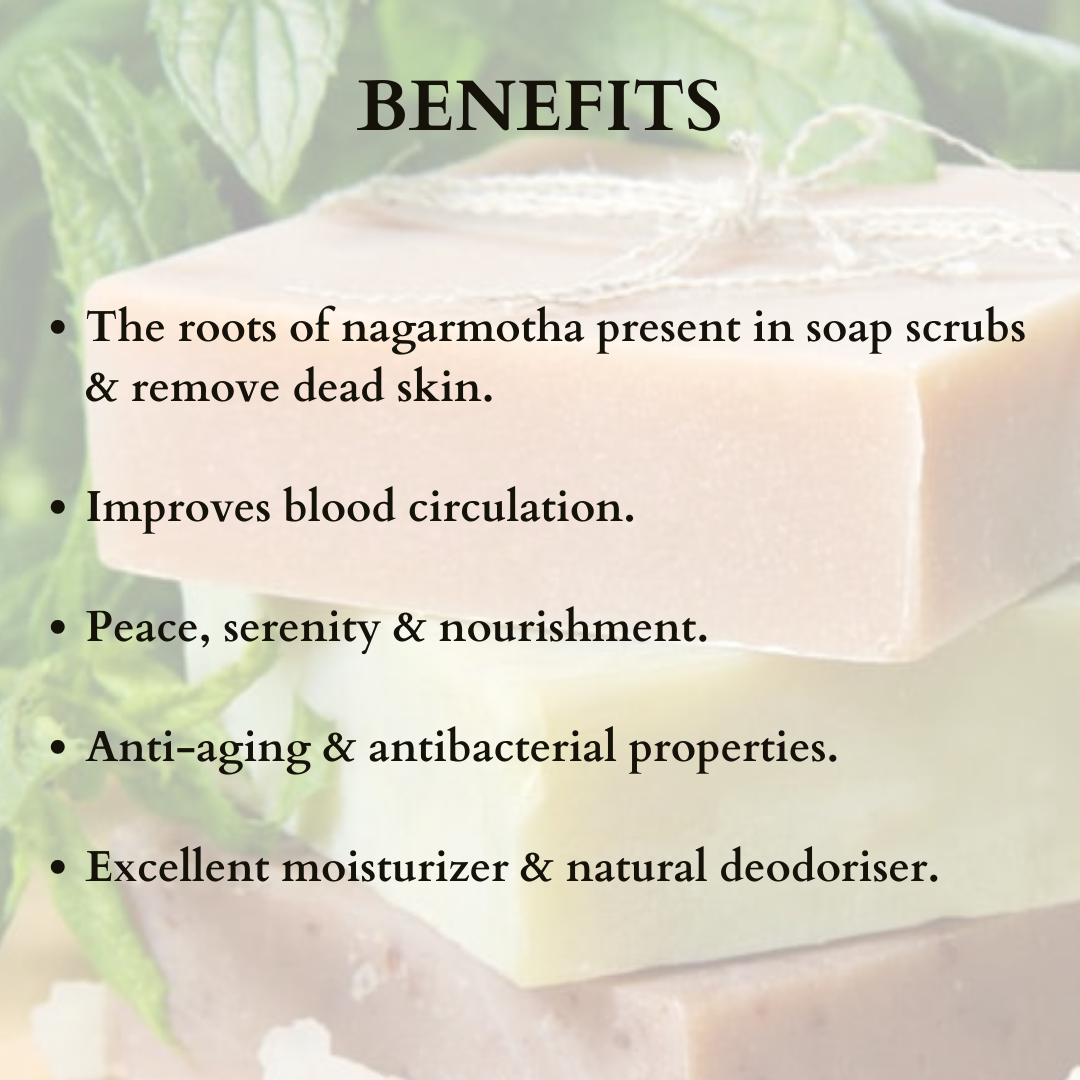 Handmade Soap Nagarmotha - 95gms