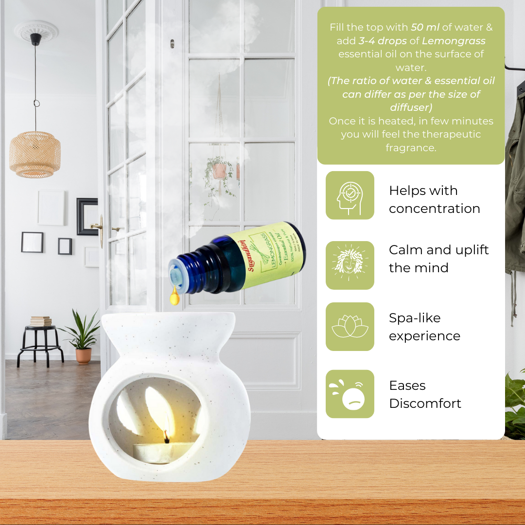 Lemongrass Essential Oil - 10ml/500ml