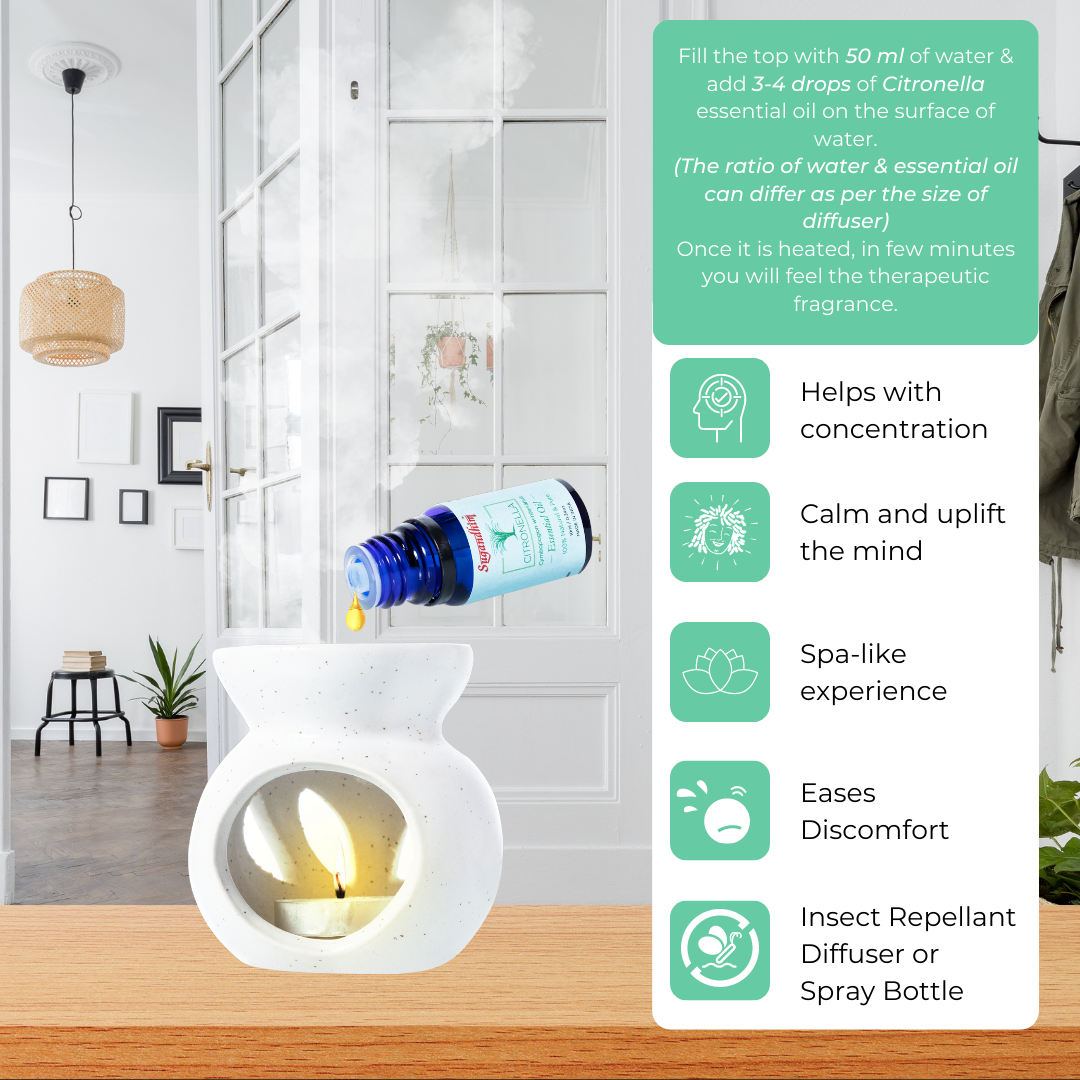 Benifits Of Citronella Essential Oil - Sugandhim