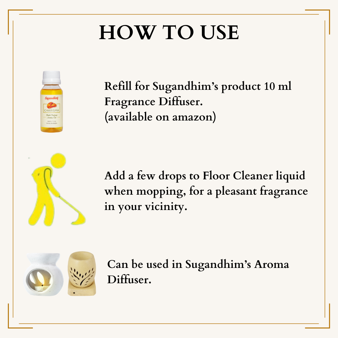 Aroma Oil Multi Purpose Charisma - 10ml/50ml/100ml