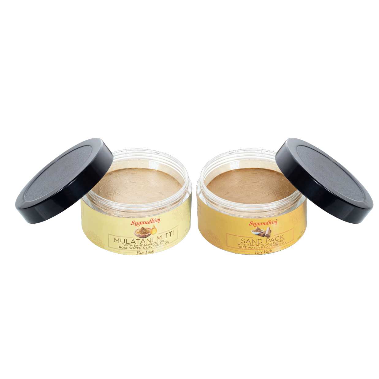 Sand Pack and Multani Mitti Face Packs - 50gmsX2