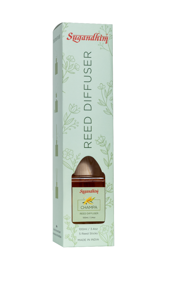 Reed Diffuser Champa - 100ml + 5 Sticks
