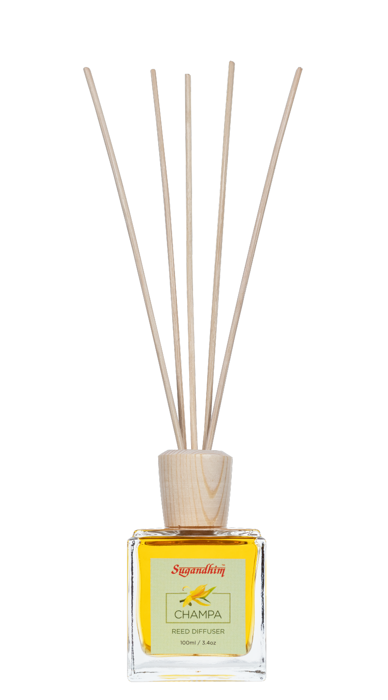 Reed Diffuser Champa - 100ml + 5 Sticks