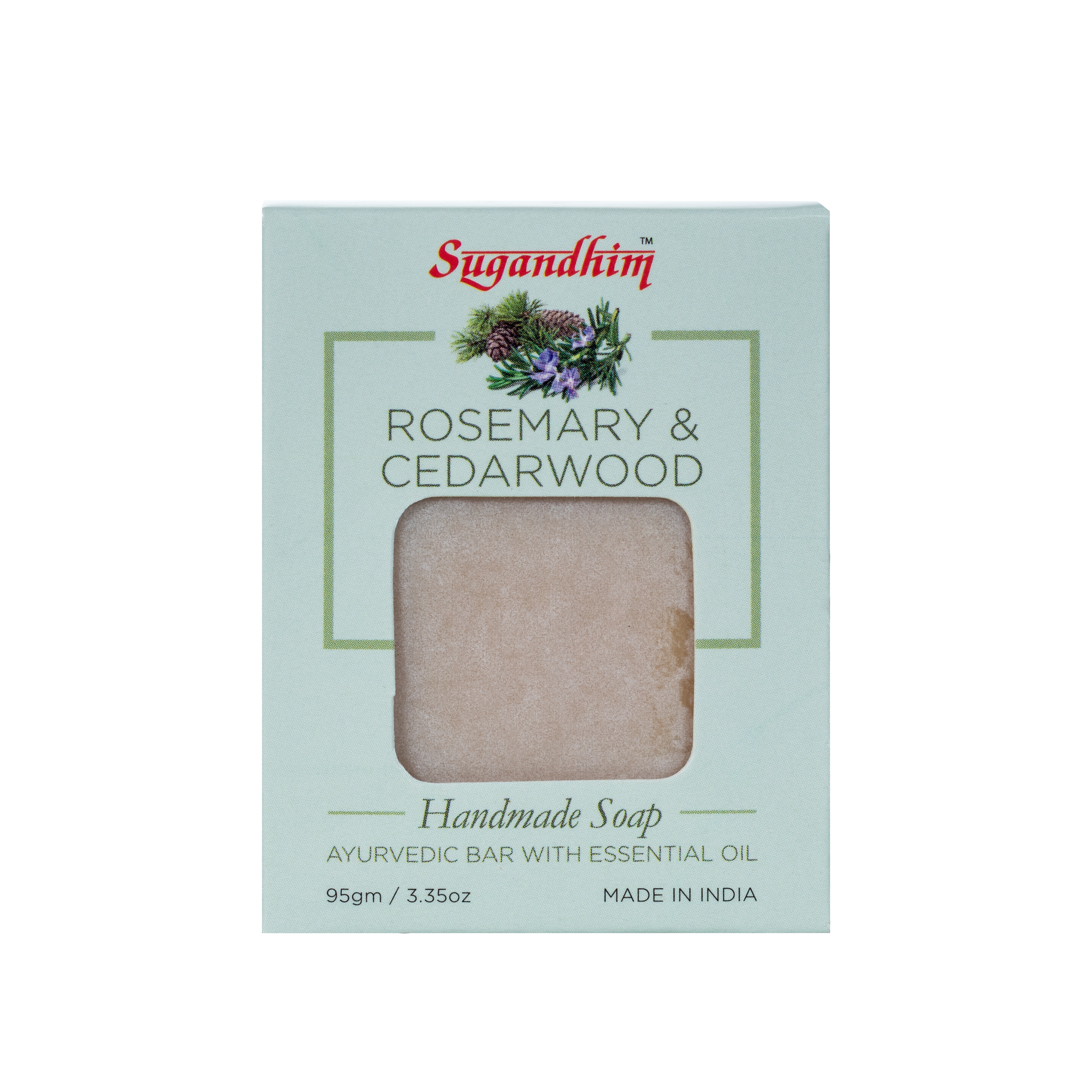 Handmade Soap Rosemary Cedarwood - 95gms