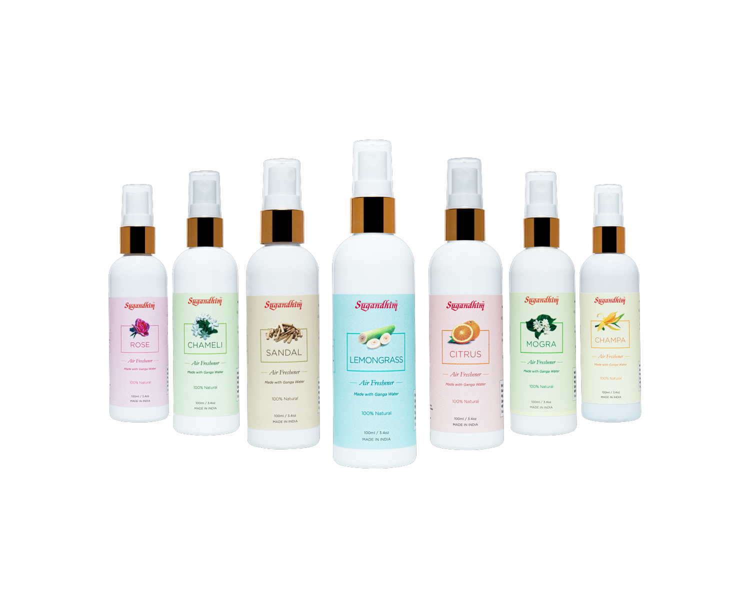 Air Freshener all fragrances 100mlX7