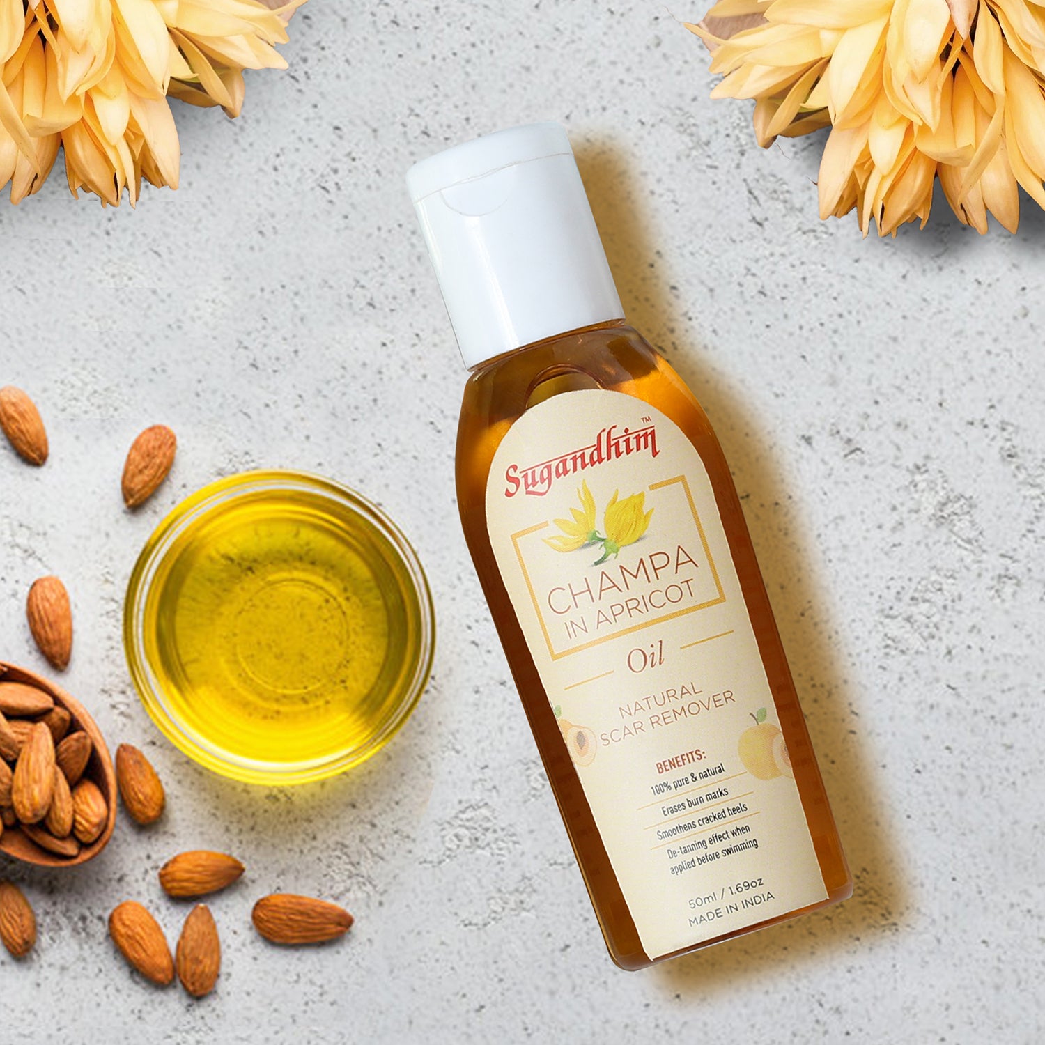 Champa in Apricot Massage Oil - 50ml