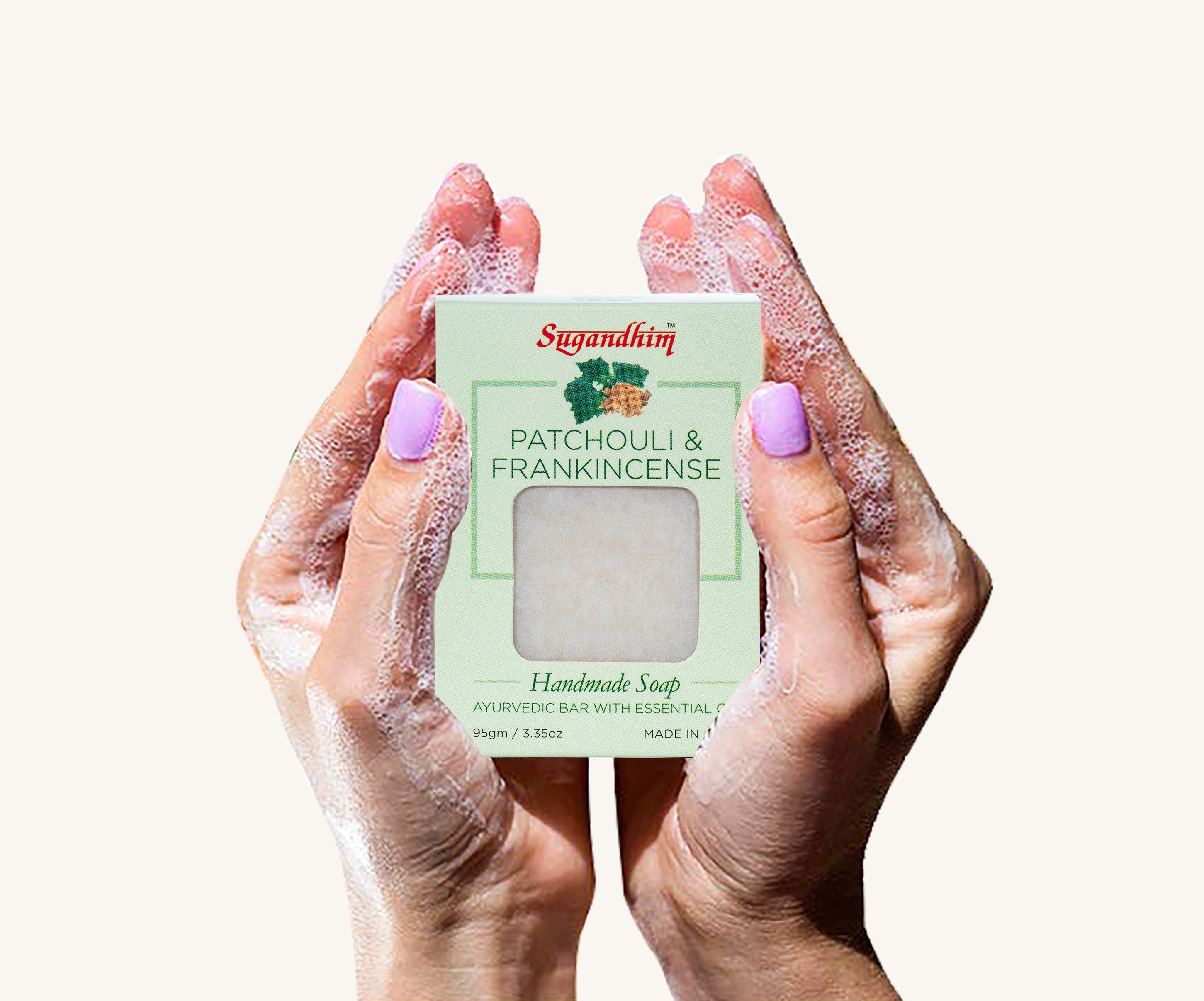 Handmade Soap Patchouli Frankincense - 95gms