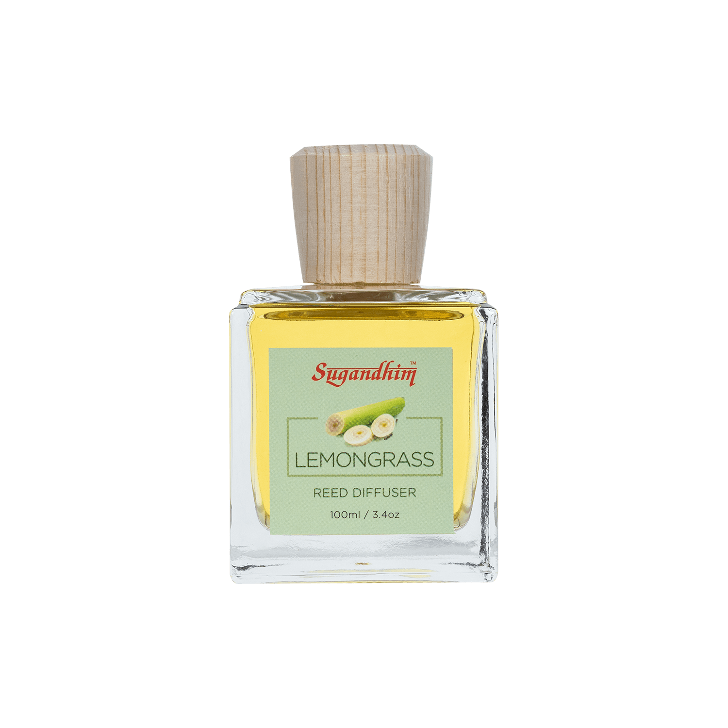 Reed Diffuser Lemongrass - 100ml + 5 Sticks