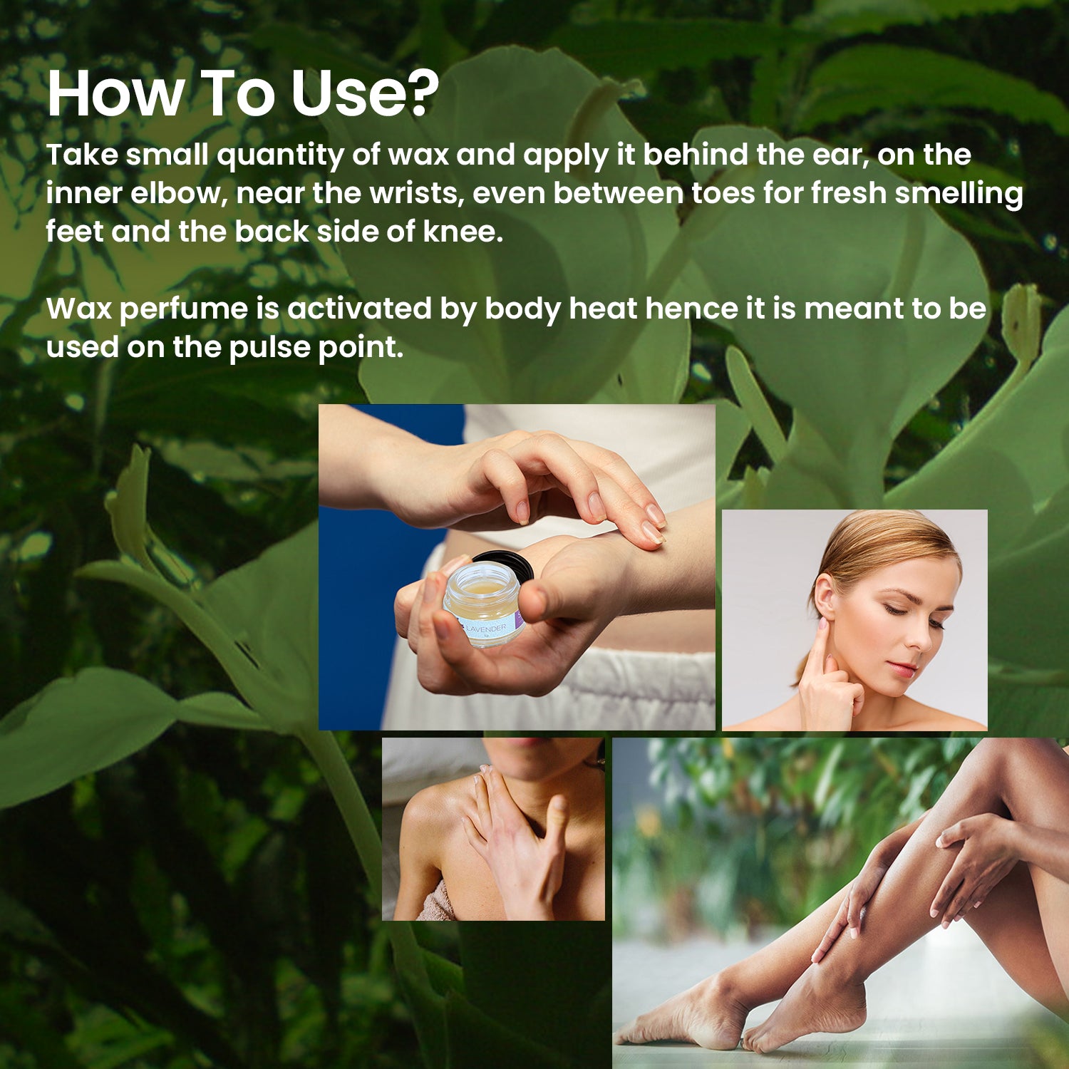 Solid Wax Perfume Sontaka Fragrance - 5gms