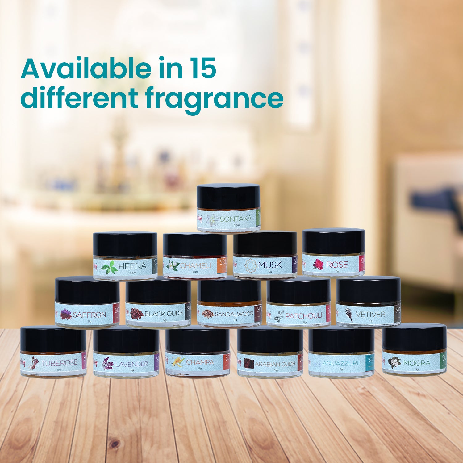 Solid Wax Perfume Aquazzure Fragrance - 5gms