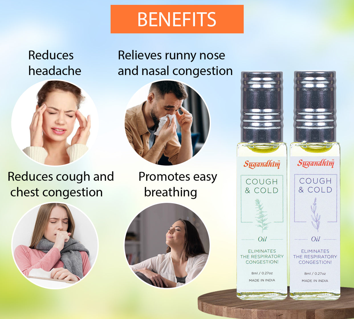Cough & Cold Roll on - 8mlX2