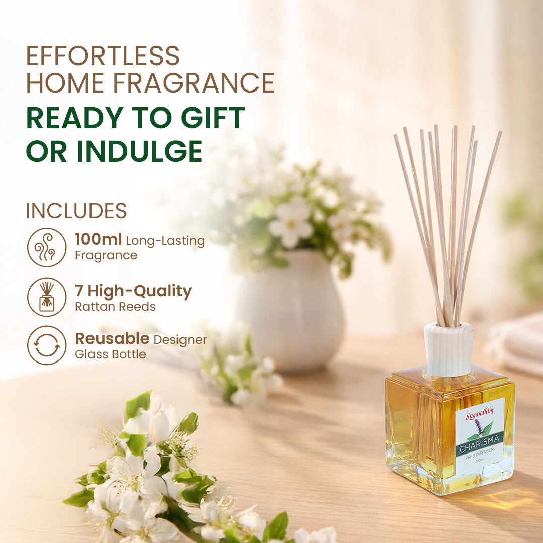 Reed Diffuser Charisma - 100ml + 5 Sticks