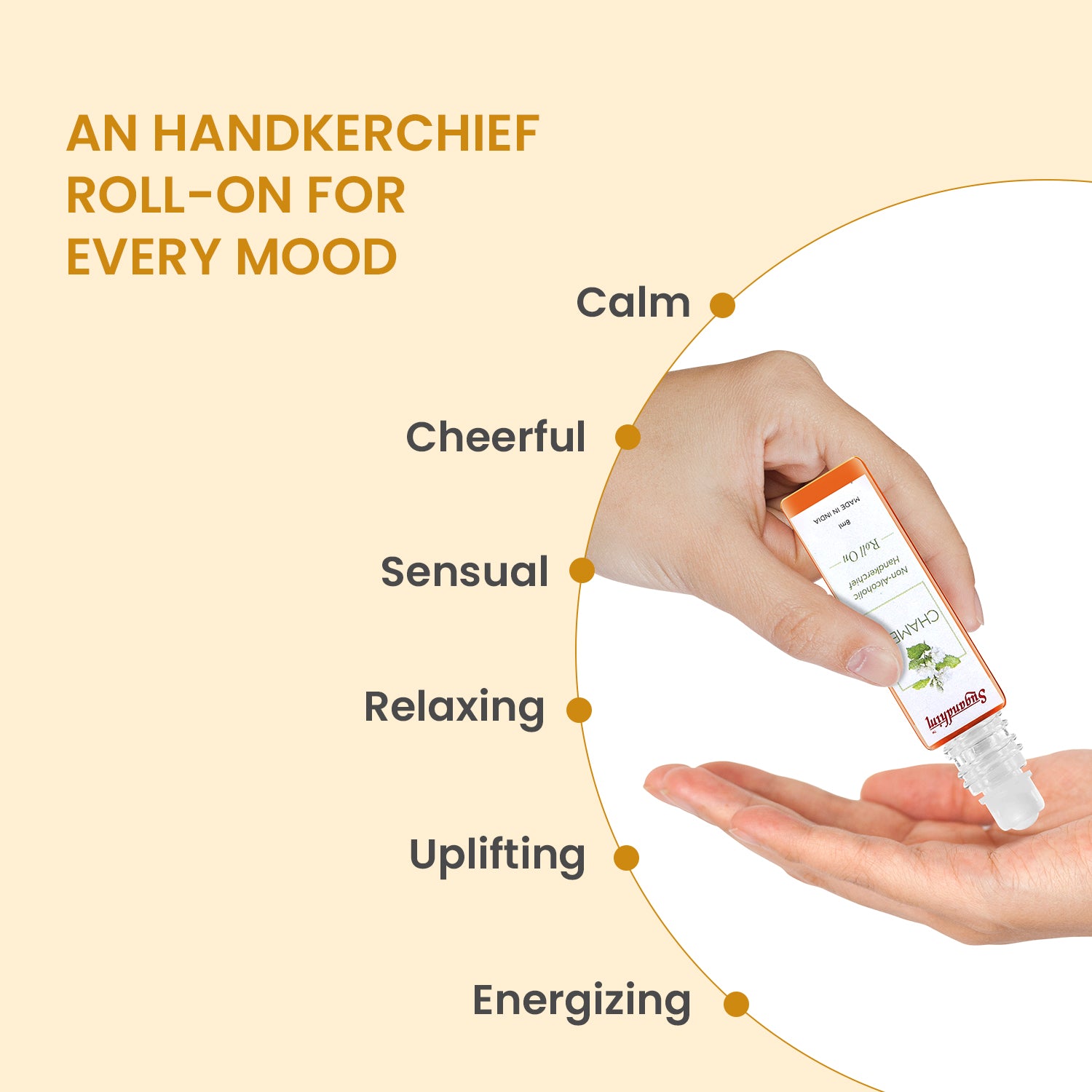 Handkerchief Roll-on Chameli - 8ml