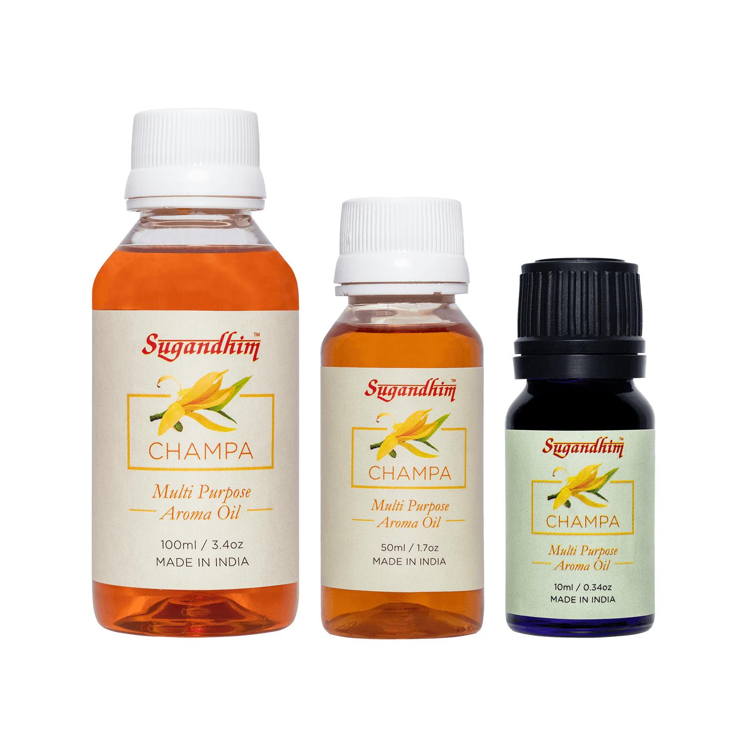 Aroma Oil Multi Purpose Champa - 10ml/50ml/100ml