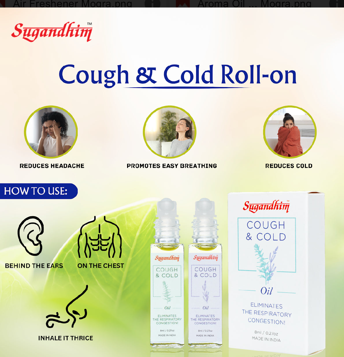 Cough & Cold Roll on - 8mlX2
