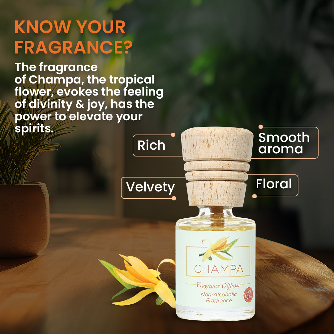 Fragrance Diffuser Champa - 10ml