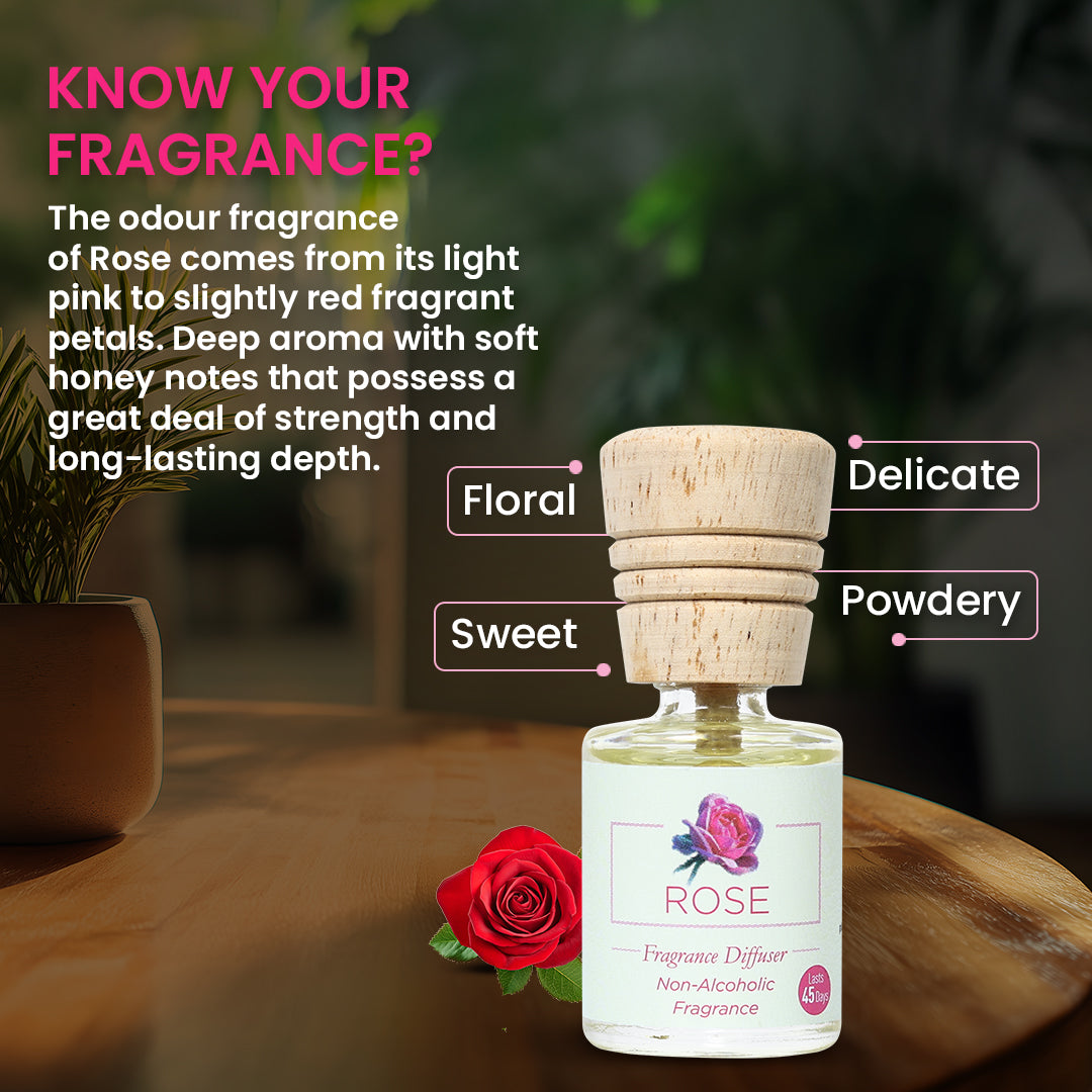 Fragrance Diffuser Rose - 10ml